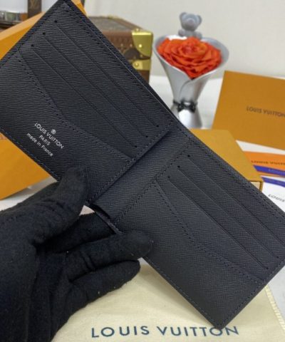 Louis Vuitton Slender Wallet Black Grid - premium superclone handbag