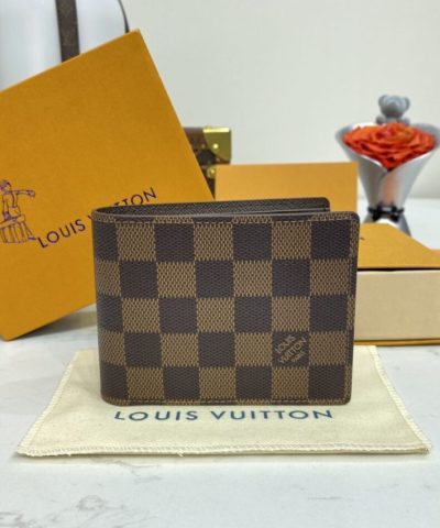 Louis Vuitton Multiple Wallet Brown Grid - high-quality designer bag dupe