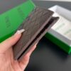 Replica Bottega Veneta Intrecciato Bi – Fold Wallet Black&Brown