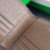Replica Bottega Veneta Intrecciato Bi – Fold Wallet Black&Brown