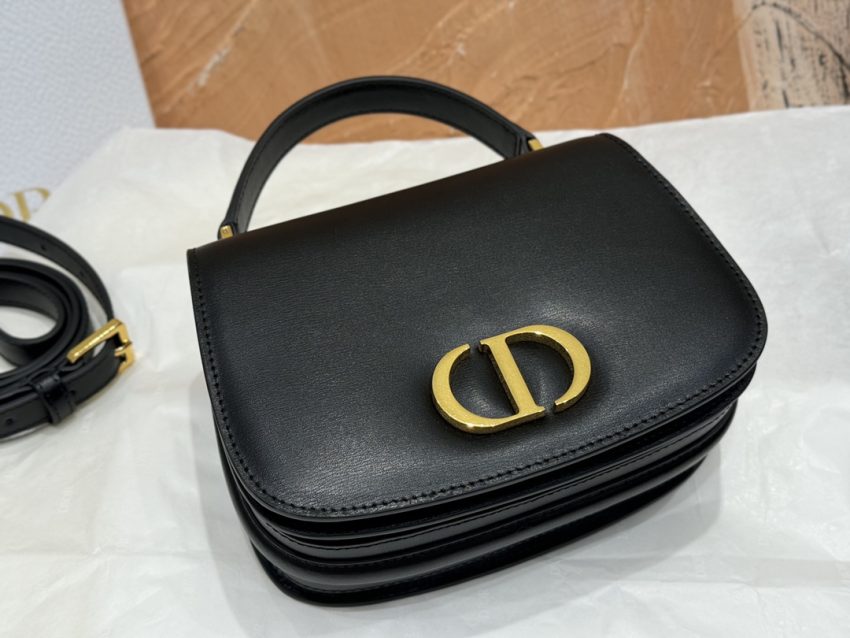 Replica Dior 30 Montaigne Avenue Top Handle Black