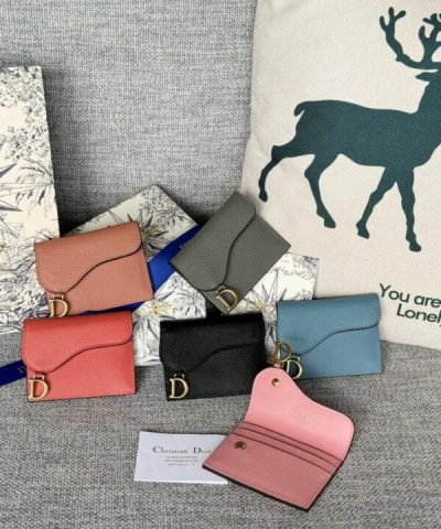 Replica Dior Saddle Flap Card Holder