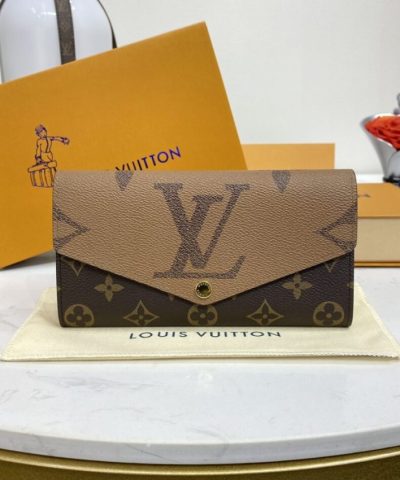 Louis Vuitton Sarah Wallet Light Brown