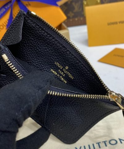 Louis Vuitton Romy Card Holder Black - premium superclone handbag