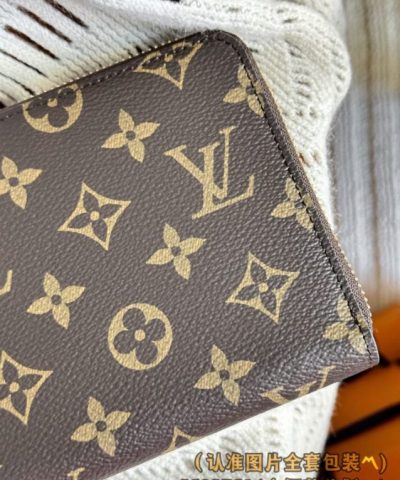 Louis Vuitton Zippy Wallet Brown - high-end replica designer purse