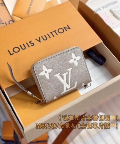 Louis Vuitton Zipper Coin Purse Beige - premium superclone handbag