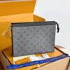 Louis Vuitton Pochette Voyage Grey - top-grade luxury bag dupe