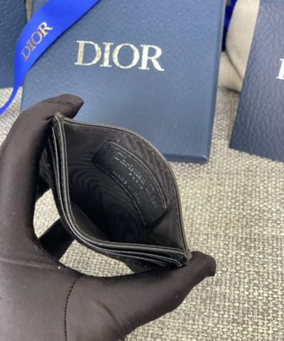 Replica Dior Card Holder Black Man