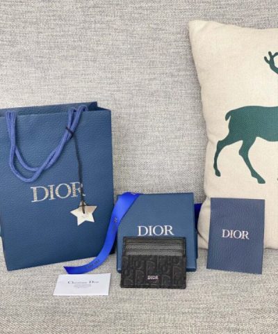 Replica Dior Card Holder Black Man