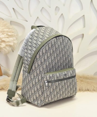 Replica Dior Rider Backpack Khaki Dior Oblique Jacquard - 1:1 premium replica handbag