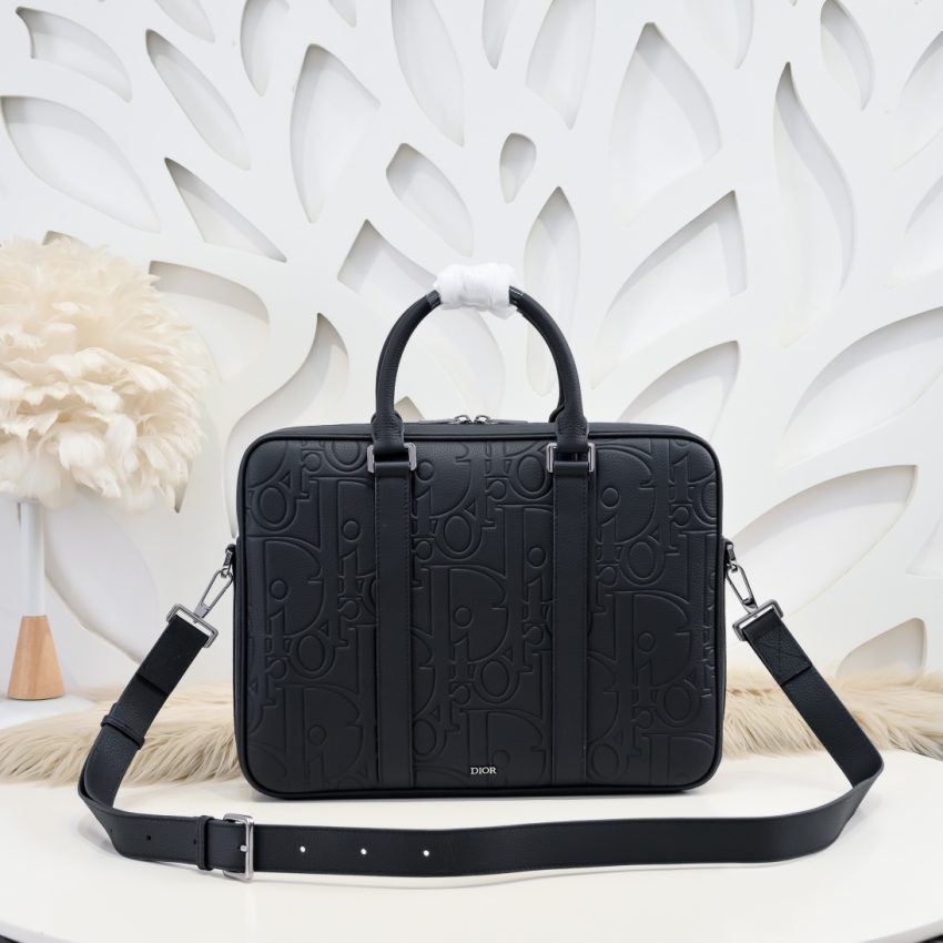 Replica Dior Gravity Briefcase Black