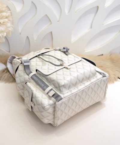 Replica Dior Hit The Road Backpack White Diamond