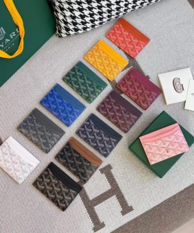 Goyard Card Holder - top-grade luxury bag dupe