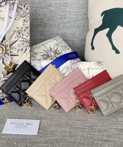 Replica Dior Freesia Card Holder - affordable luxury replica bag