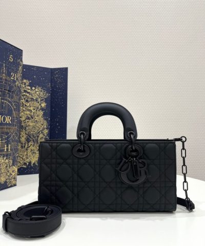 Replica Dior Lady D – Joy Large Bag Black Matte