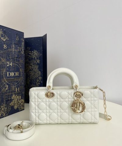 Replica Dior Lady D – Joy Large Bag White