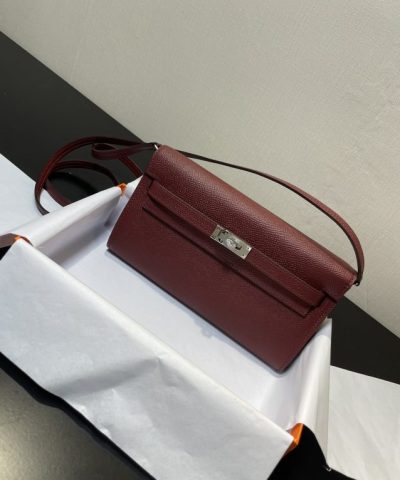 Replica Hermès Kelly Elan Bordeaux