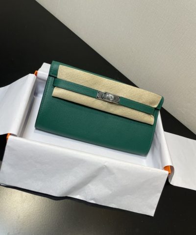 Replica Hermès Kelly Elan Green