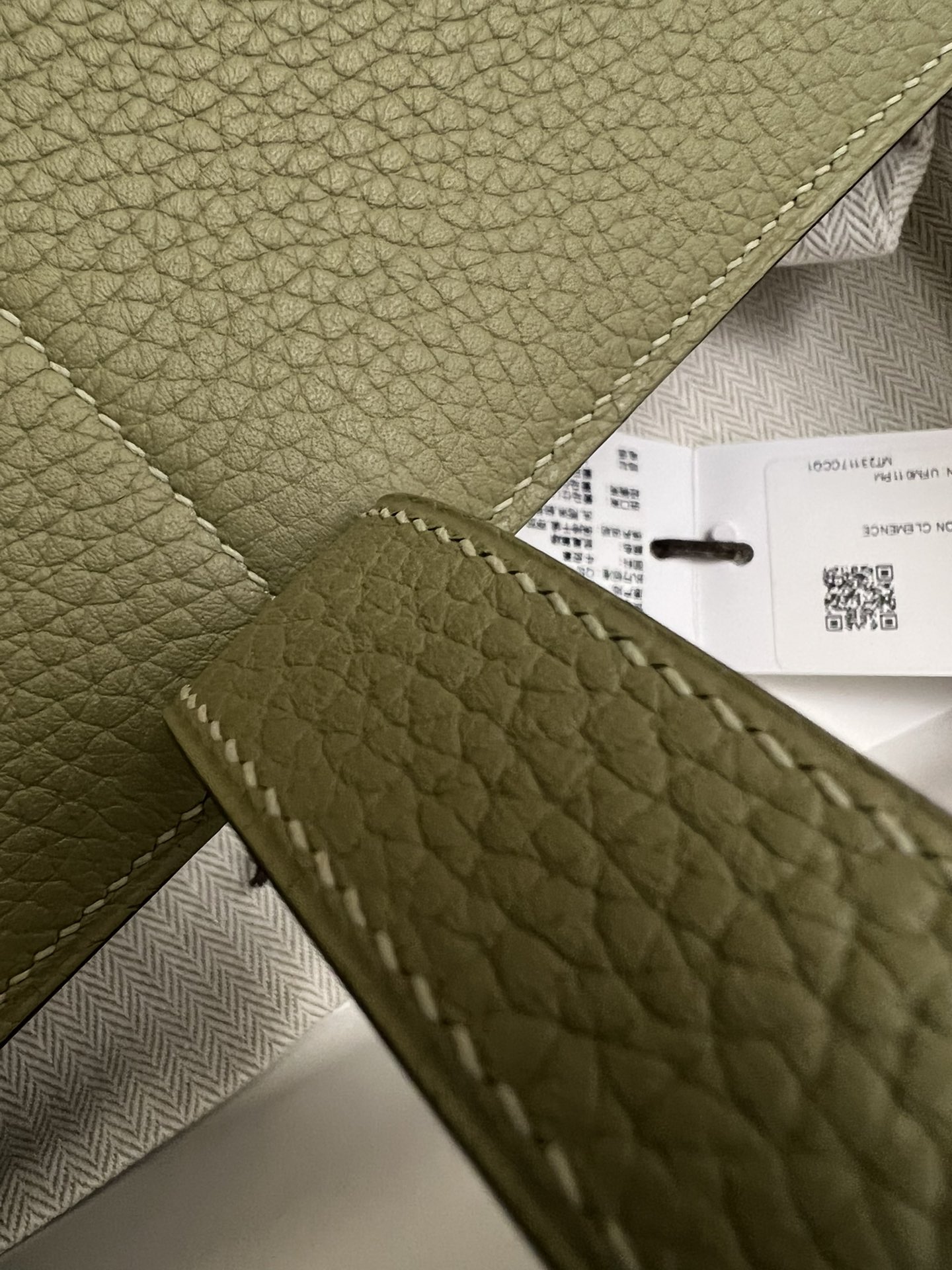 Replica Hermès Halzan Green