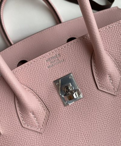Replica Hermès Birkin Epsom Pink Silver - 1:1 premium replica handbag