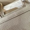 Replica Hermès Halzan White - premium superclone handbag