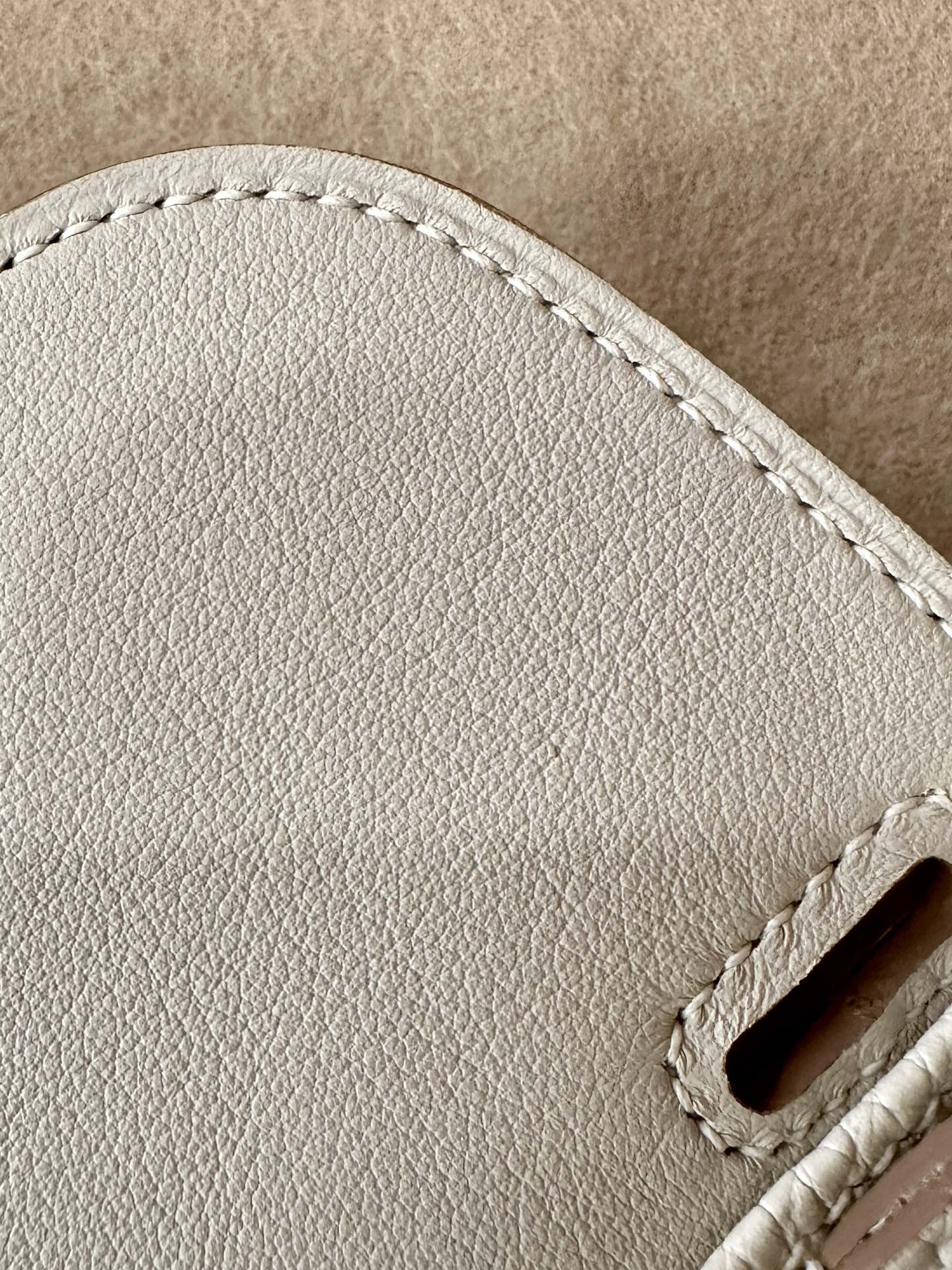 Replica Hermès Halzan White - affordable luxury replica bag