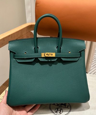 Replica Hermès Birkin Peacock Green Togo