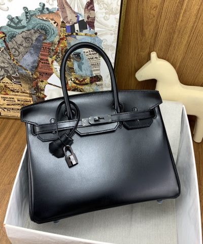 Replica Hermès Birkin Royal Box Black - high-quality designer bag dupe