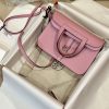 Replica Hermès Halzan Pink - affordable luxury replica bag